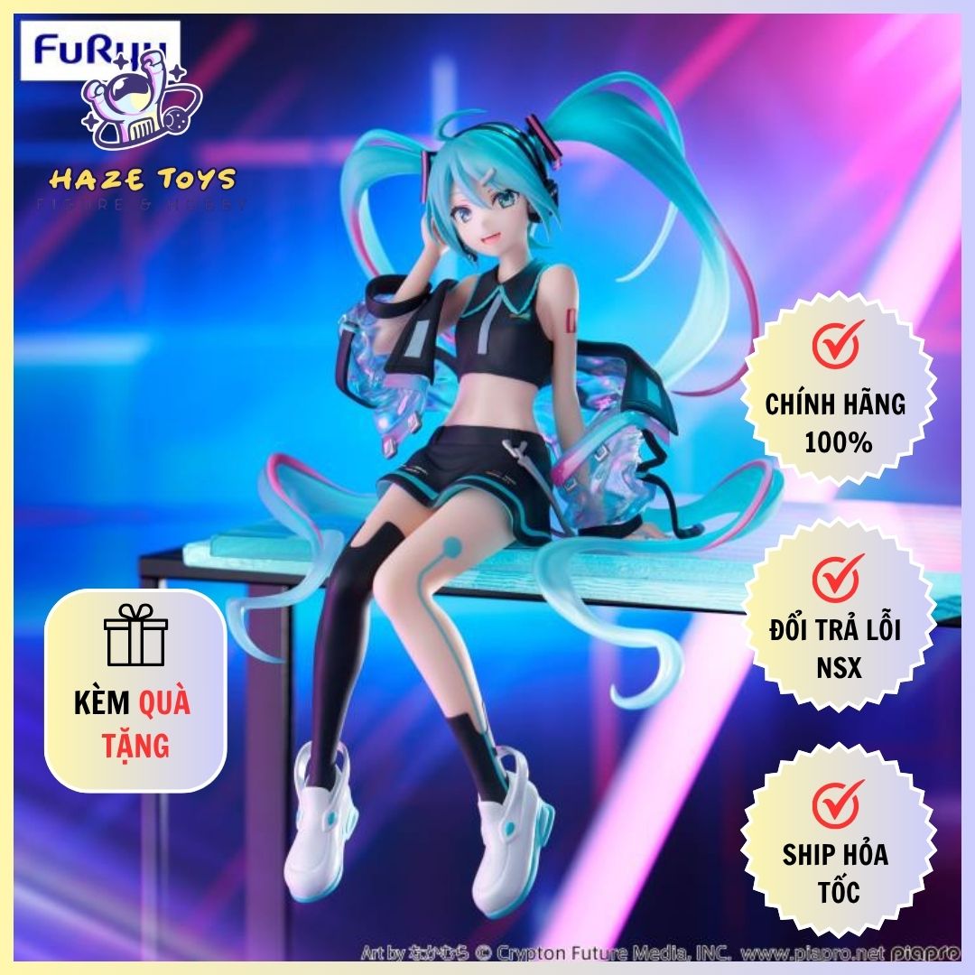 Mô Hình Hatsune Miku - Vocaloid - Neon Cyber - Noodle Stopper Figure Chính Hãng (Furyu)