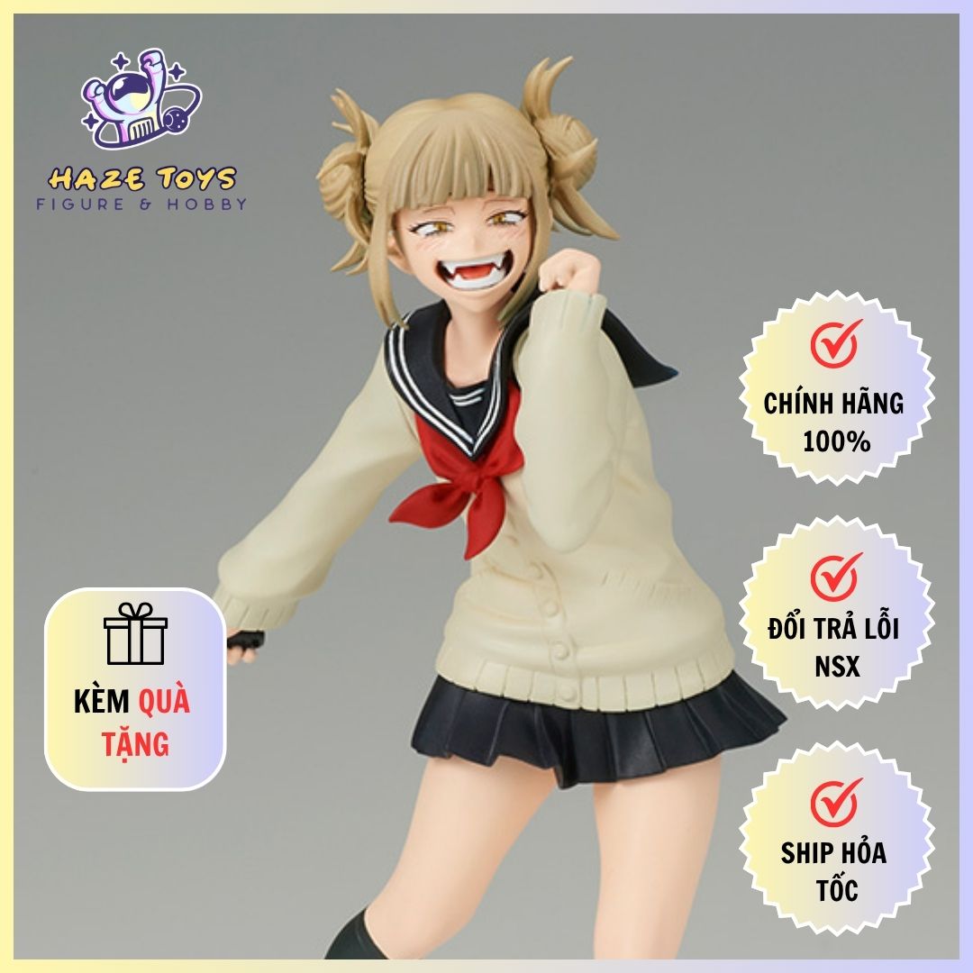 Mô Hình My Hero Academia - The Evil Villains - Himiko Toga Fiure Chính Hãng (Banpresto)