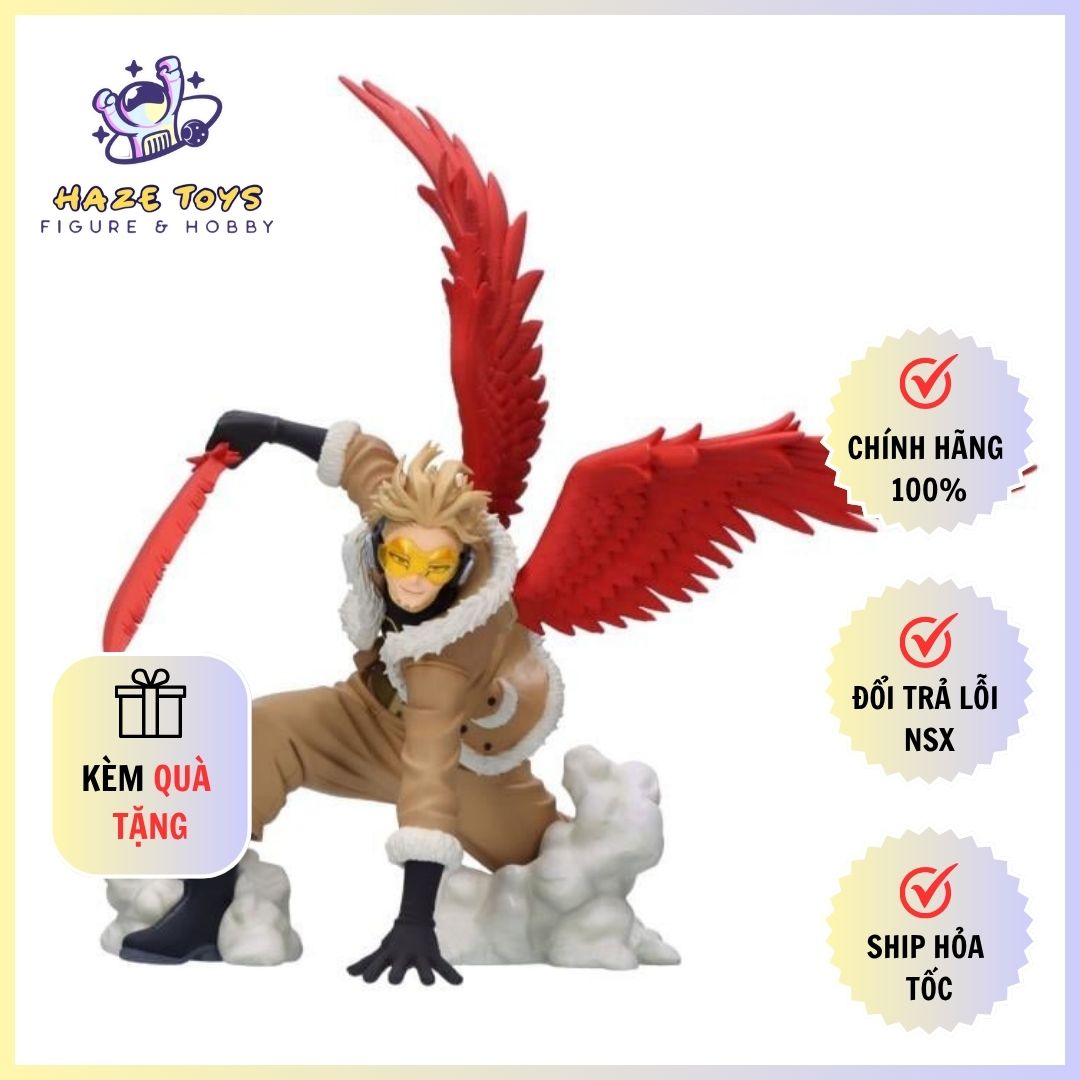 Mô Hình My Hero Academia - The Amazing Heroes Plus - Hawks II Figure Chính Hãng (Banpresto)