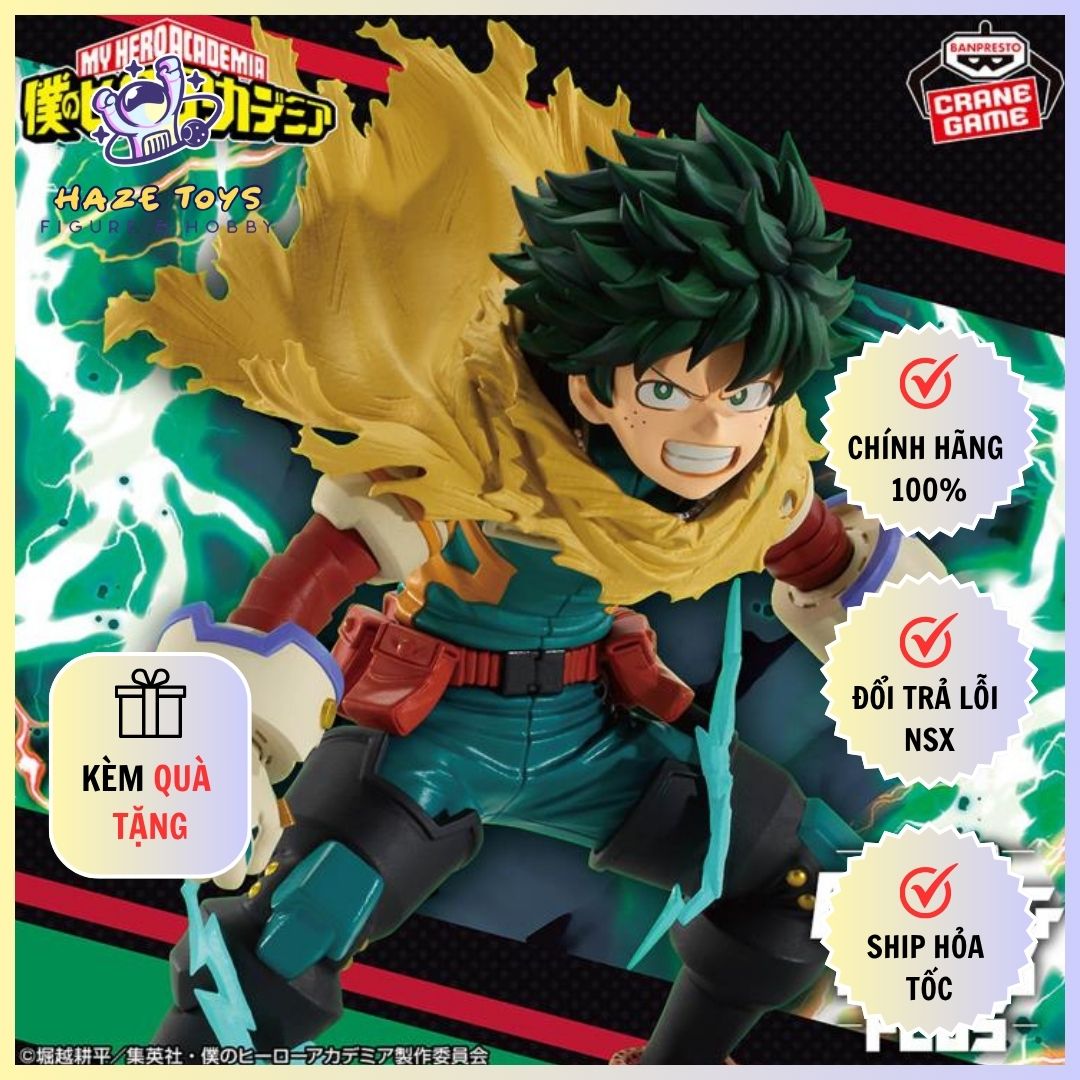 Mô Hình My Hero Academia - The Amazing Heroes Plus - Izuku Midoriya II Figure Chính Hãng (Banpresto)