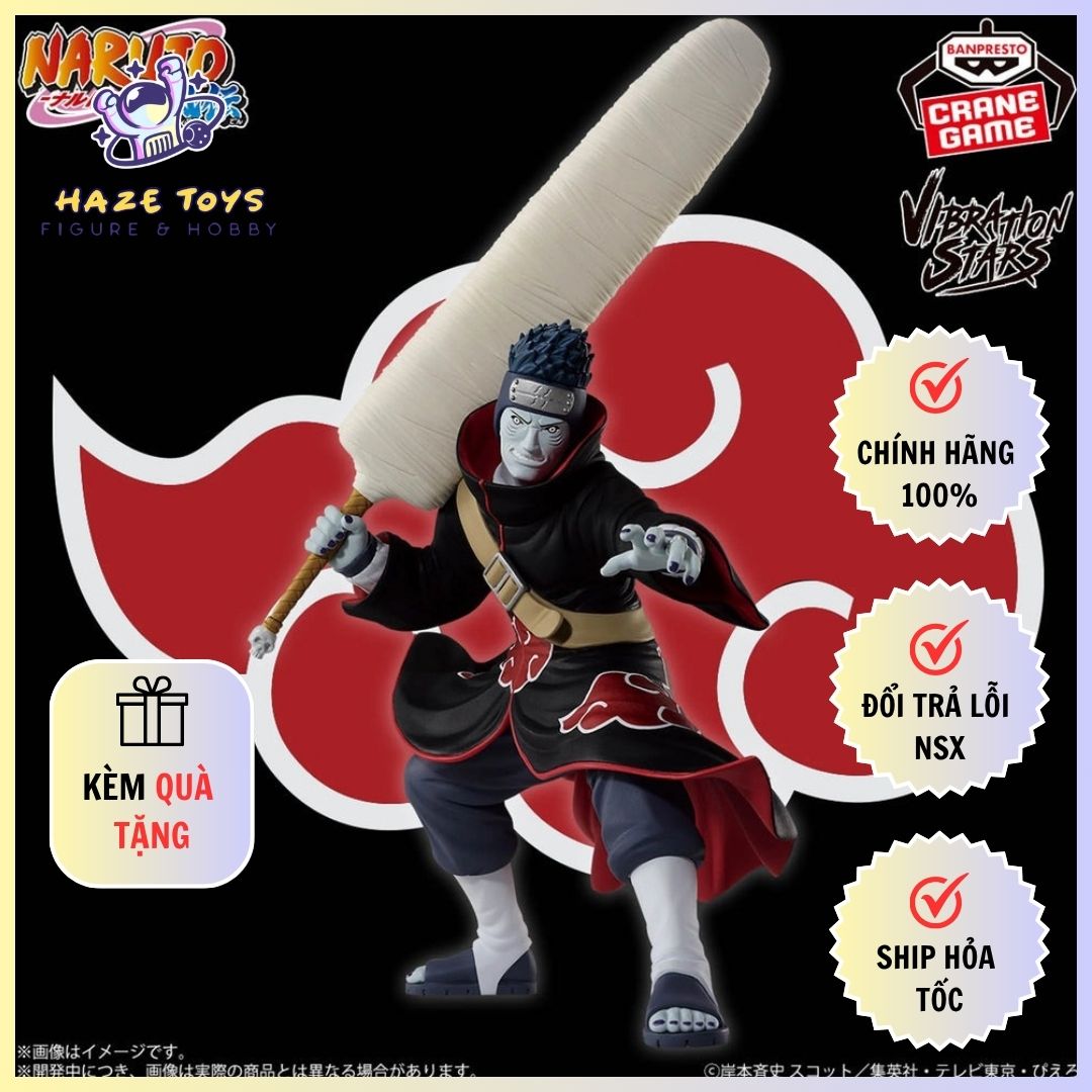 Mô Hình Naruto Shippuden - Vibration Stars - Kisame Hoshikagi Figure Chính Hãng (Banpresto)