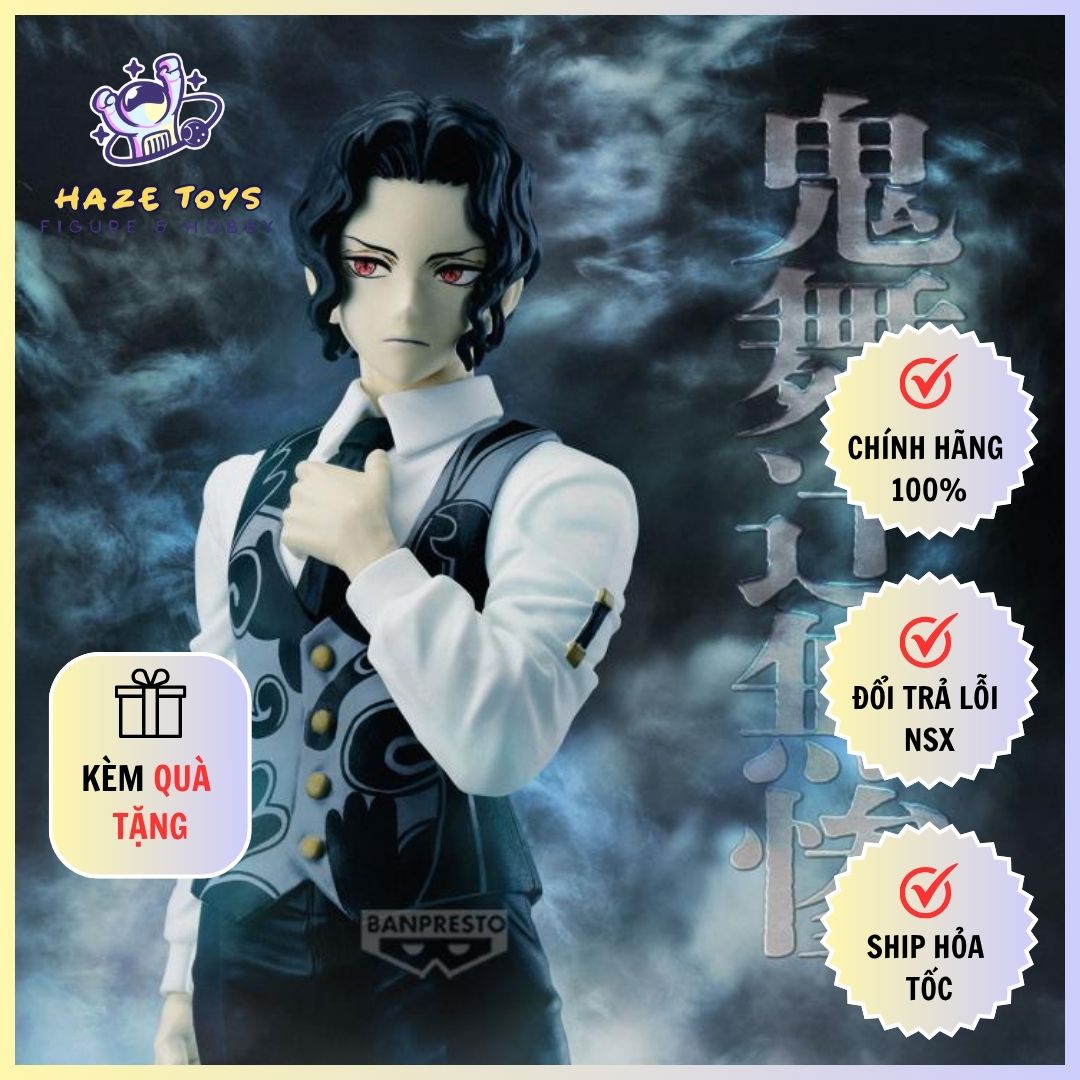Mô Hình Demon Slayer - Kimetsu no Yaiba - Demon Series Vol.13 - Muzan Kibutsuji Figure Chính Hãng (Banpresto)