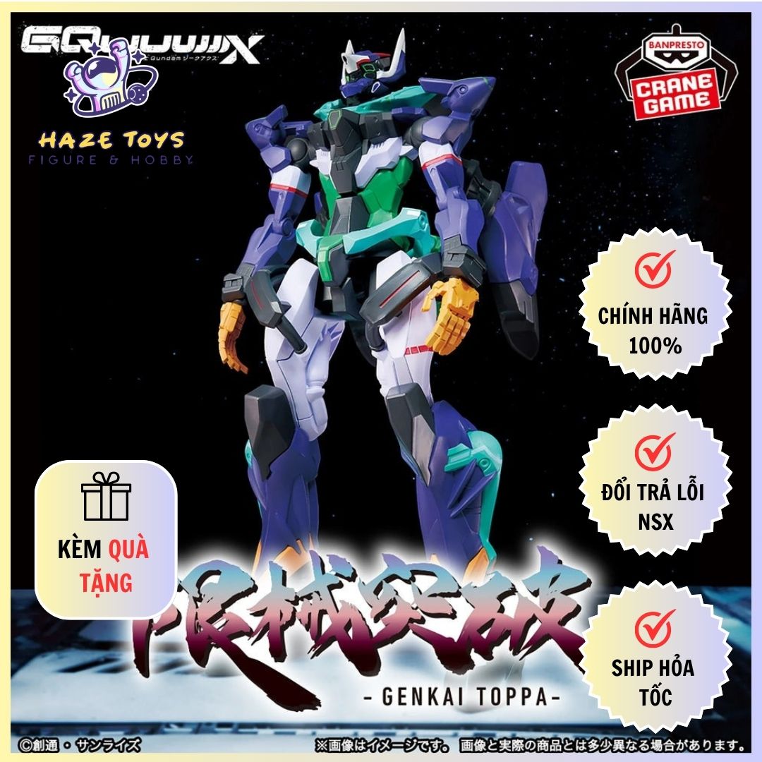 Mô Hình GENKAI TOPPA - MOBILE SUIT GUNDAM GQUUUUUUX - GFreD Figure Chính Hãng (Banpresto)