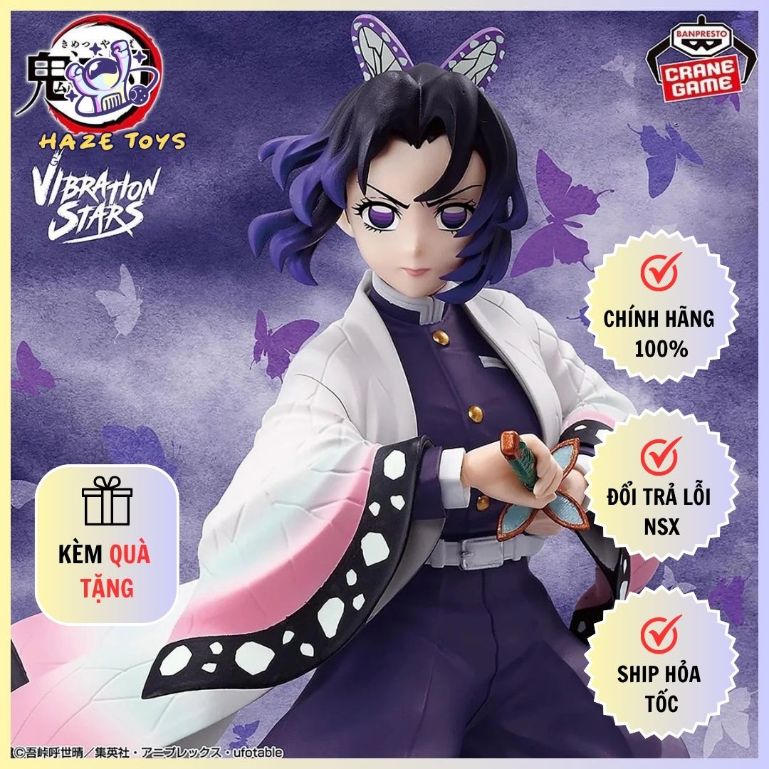 Mô Hình Demon Slayer - Kimetsu no Yaiba - Vibration Stars - Shinobu Kocho Figure Chính Hãng (Bandai Spirits) Mô Hình Demon Slayer - Kimetsu no Yaiba - Vibration Stars - Shinobu Kocho Figure Chính Hãng (Bandai Spirits)