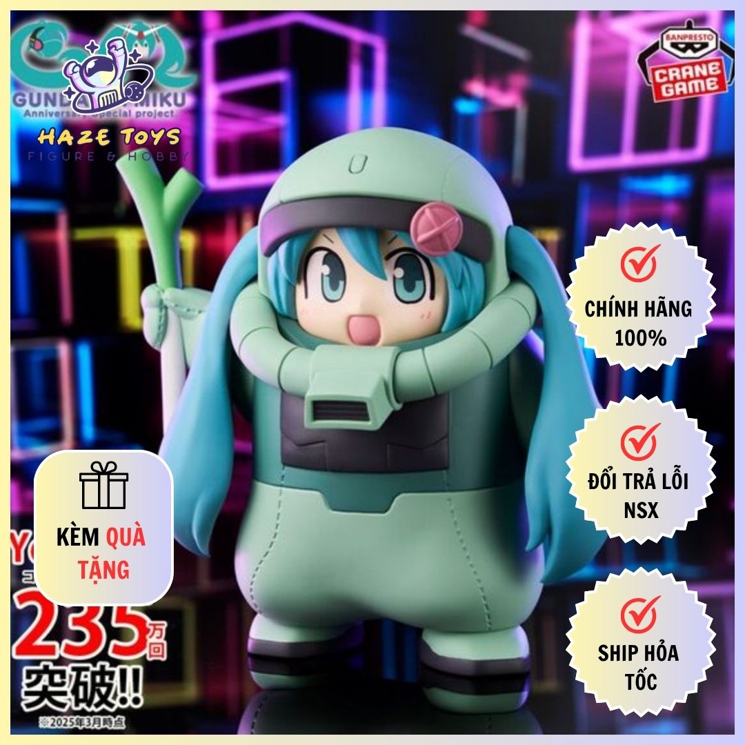 Mô Hình Mobile Suit Gundam 45th Anniversary - Hatsune Miku - Zaku Costume Ver. Figure Chính Hãng (Bandai Spirits)