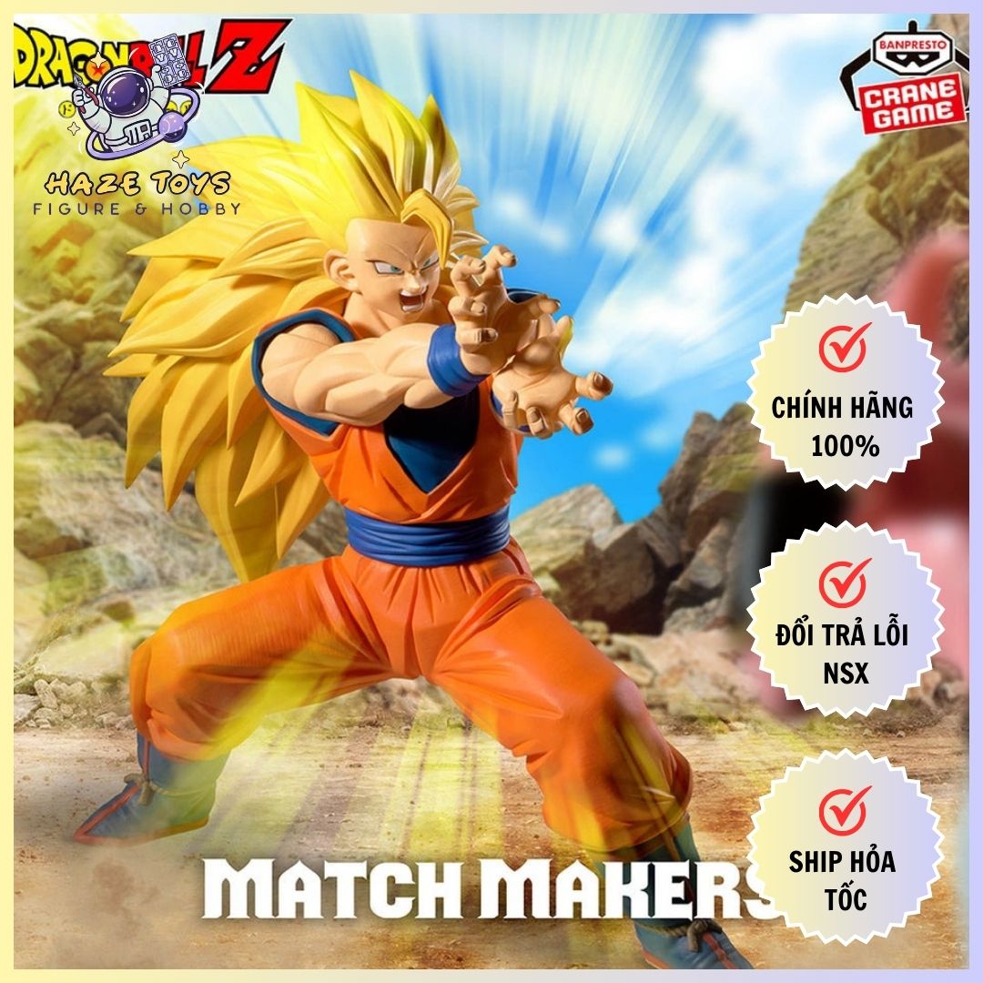 DRAGON BALL Z MATCH MAKERS SUPER SAIYAN 3 SON GOKU (VS MAJIN BUU(PURE))