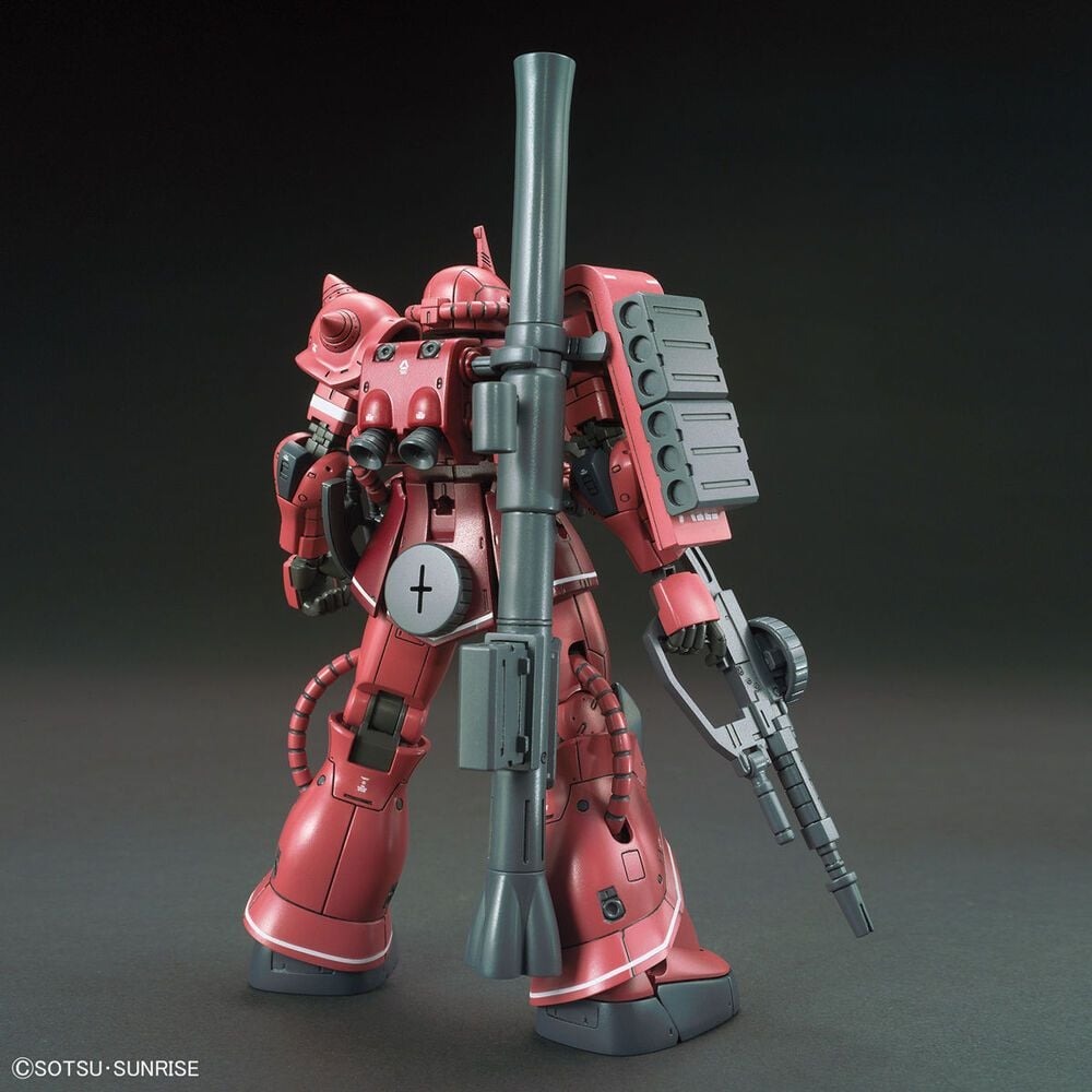Mô hình HG GTO 1/144 MS-06S Zaku II (Red Comet Ver.) - Chính hãng Bandai Nhật Bản