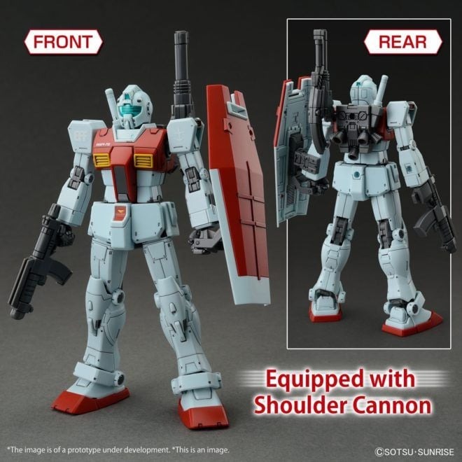 Mô hình lắp ráp Gundam Bandai HG GTO 1/144 GM Shoulder Cannon / Missile Pod