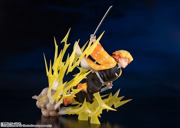 Mô Hình Demon Slayer - Kimetsu no Yaiba - Figuarts Zero - Zenitsu Agatsuma - Thunder Breathing! (Bandai)
