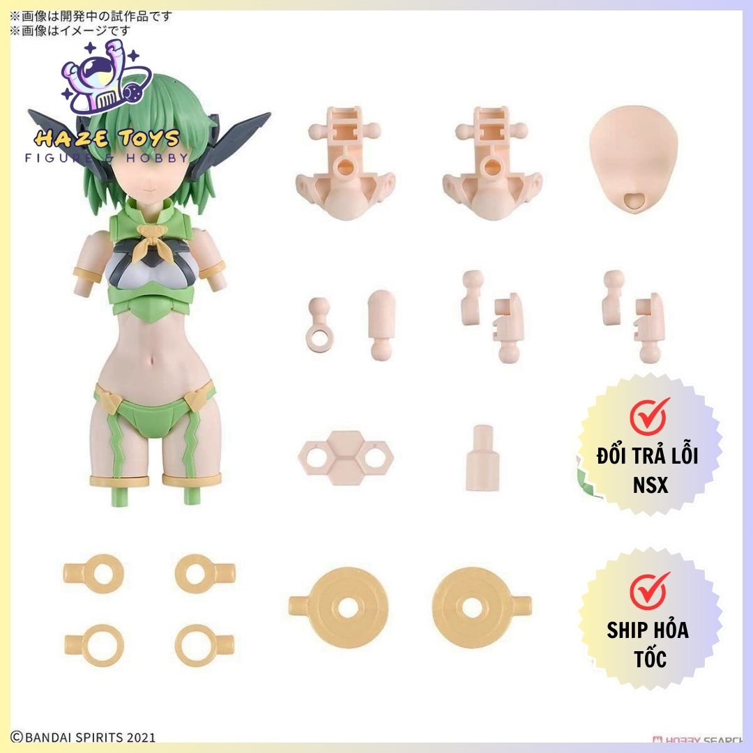 Mô hình phụ kiện Bandai 30MS Option Parts Set 16 (Fairy Costume) (Color B)