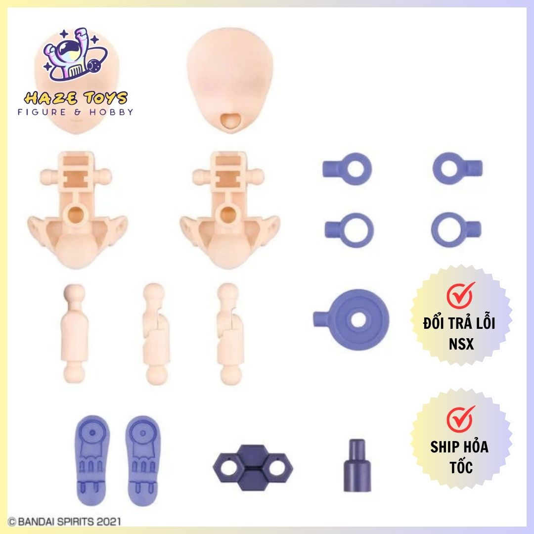 Mô hình phụ kiện Bandai 30MS Option Parts Set 11 Fang Costume (Color A)