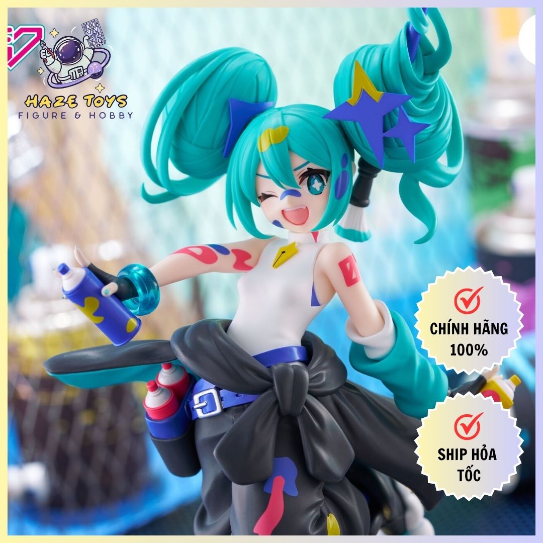 Mô hình Hatsune Miku - Piapro Characters - Muchute - Paint Girl, Another Color ver. (FuRyu)