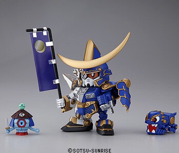 [Chính Hãng] Mô Hình Lắp Ráp Gundam Chiến Quốc SD BB 350 Masamune Date