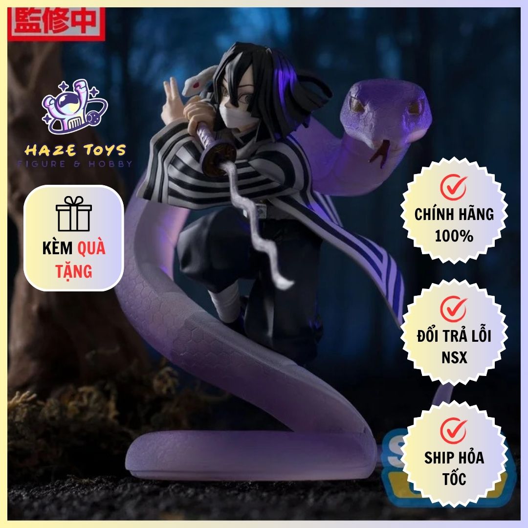 [Chính Hãng] Mô Hình Demon Slayer - Kimetsu no Yaiba - Obanai Iguro - Xross Link - Hashira Training Arc Ver. (Sega)