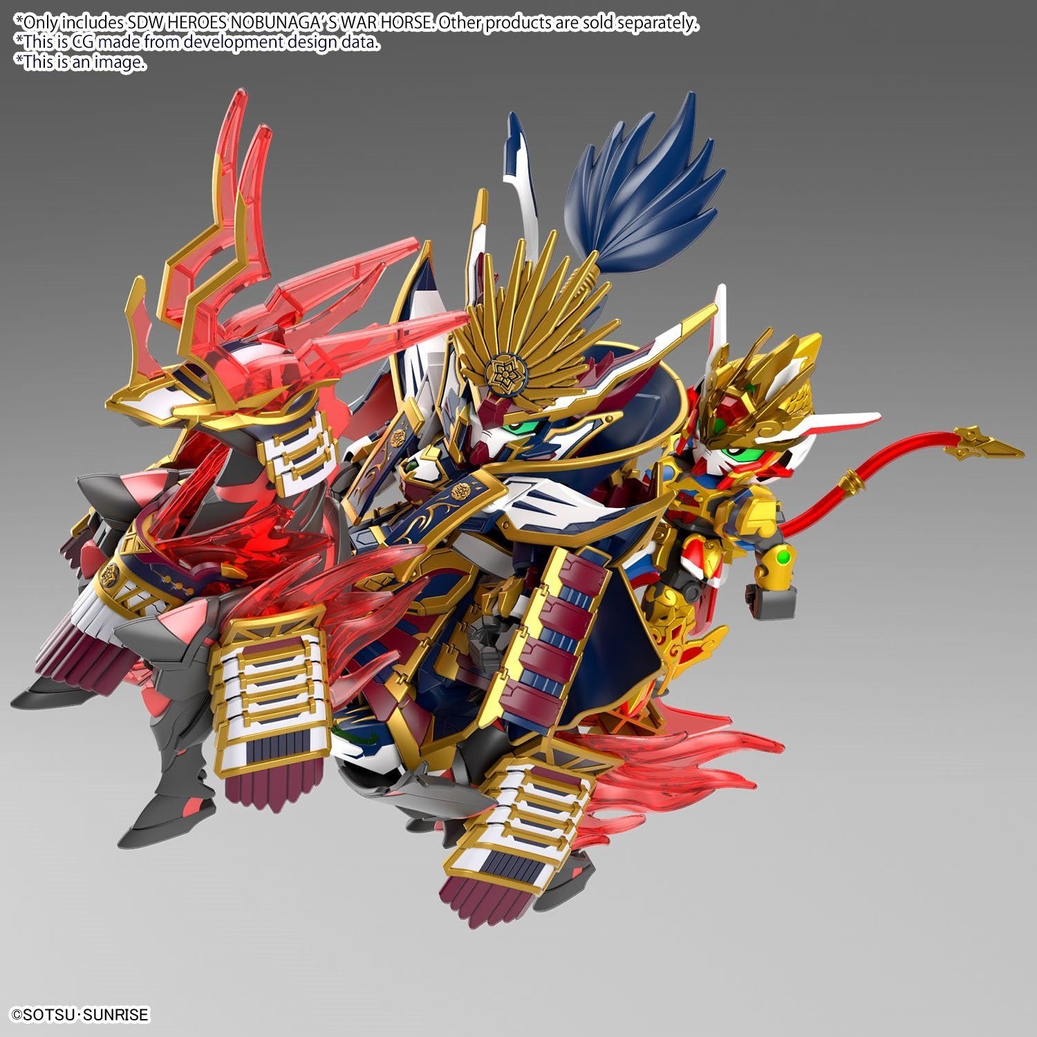 [Chính Hãng] Mô Hình Lắp Ráp SD SDW Heroes Nobunaga's War Horse