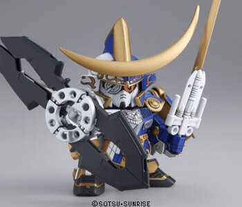 [Chính Hãng] Mô Hình Lắp Ráp Gundam Chiến Quốc SD BB 350 Masamune Date