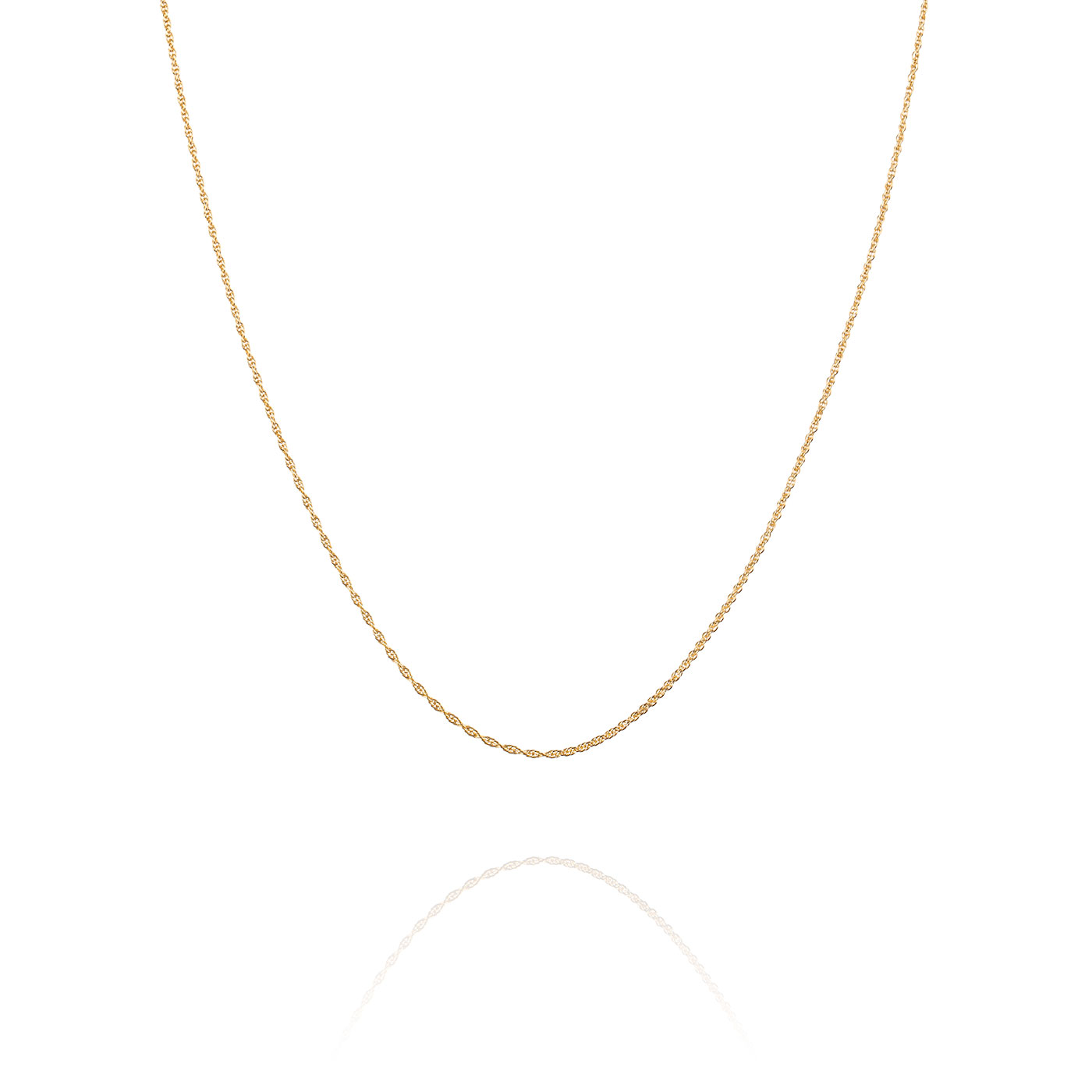 Dây chuyền -Trơn- Màu vàng (Rope Chain)