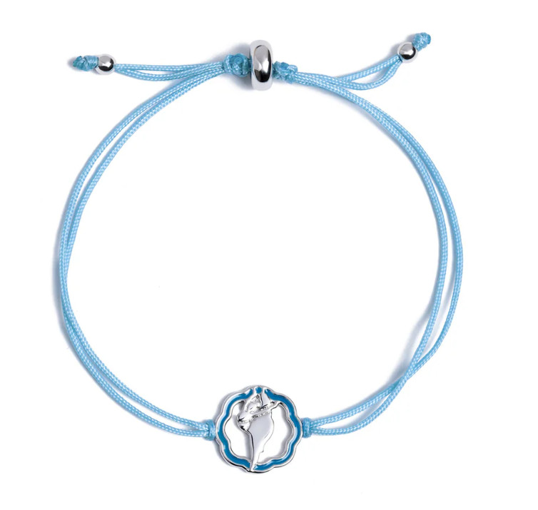 Vòng tay dây nylon - Vũ công xanh (Joyous Dancer)