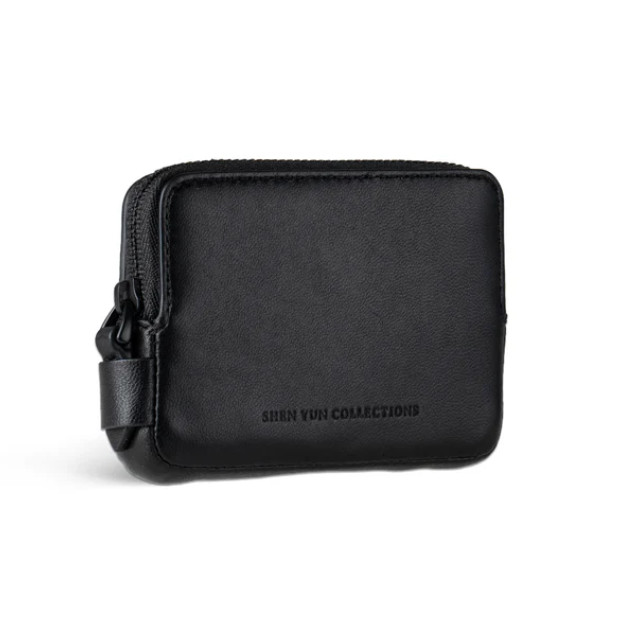 Ví da thắt lưng nam - Màu Ghi đen (Signature Men's Belt Wallet)