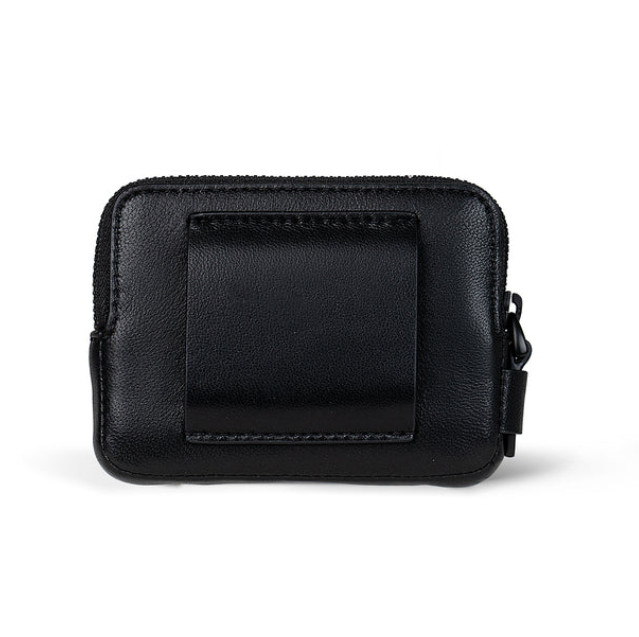 Ví da thắt lưng nam - Màu Ghi đen (Signature Men's Belt Wallet)