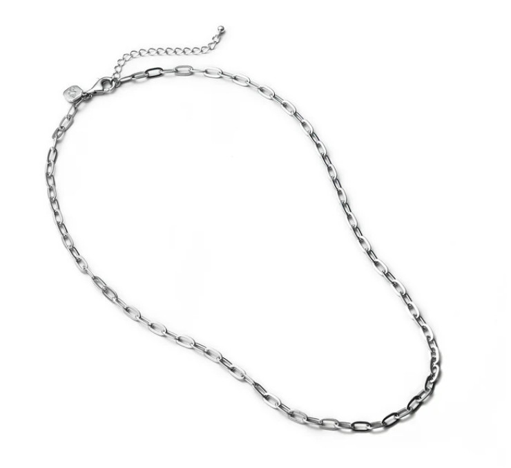 Dây chuyền - Trơn 17 - Màu bạc (Paperclip Chain)