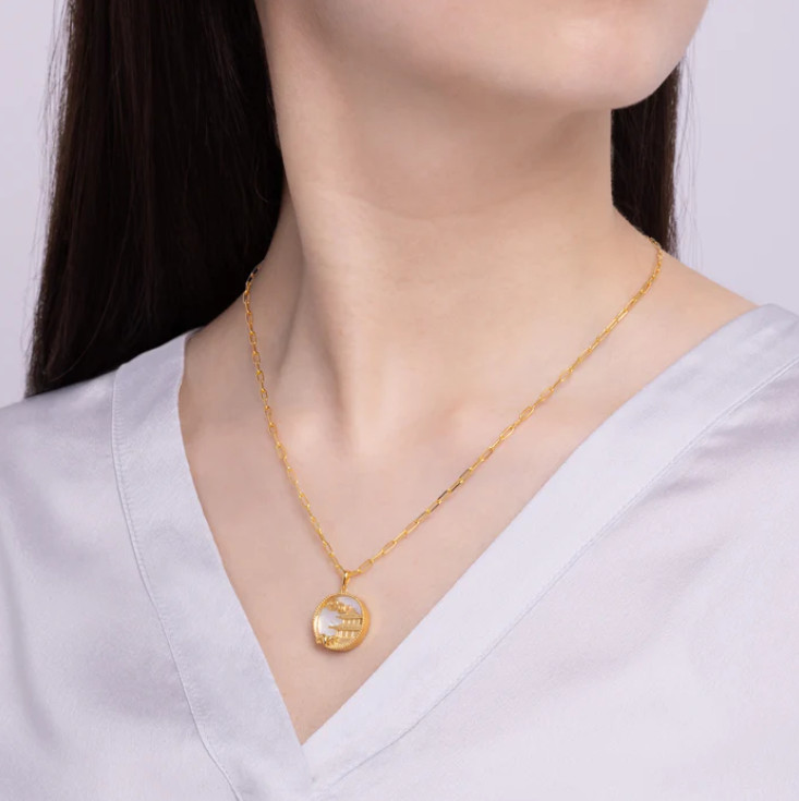 Charm - (Mystical Moon Palace - Gold 18mm)