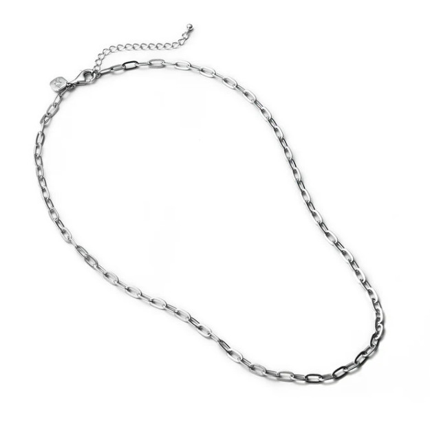 Dây chuyền - Trơn 16 - Màu bạc (Paperclip Chain)