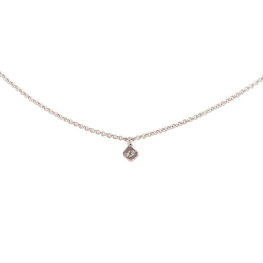 Dây chuyền dài - Mẫu đơn màu bạc (Majestic Tang Peony 35")