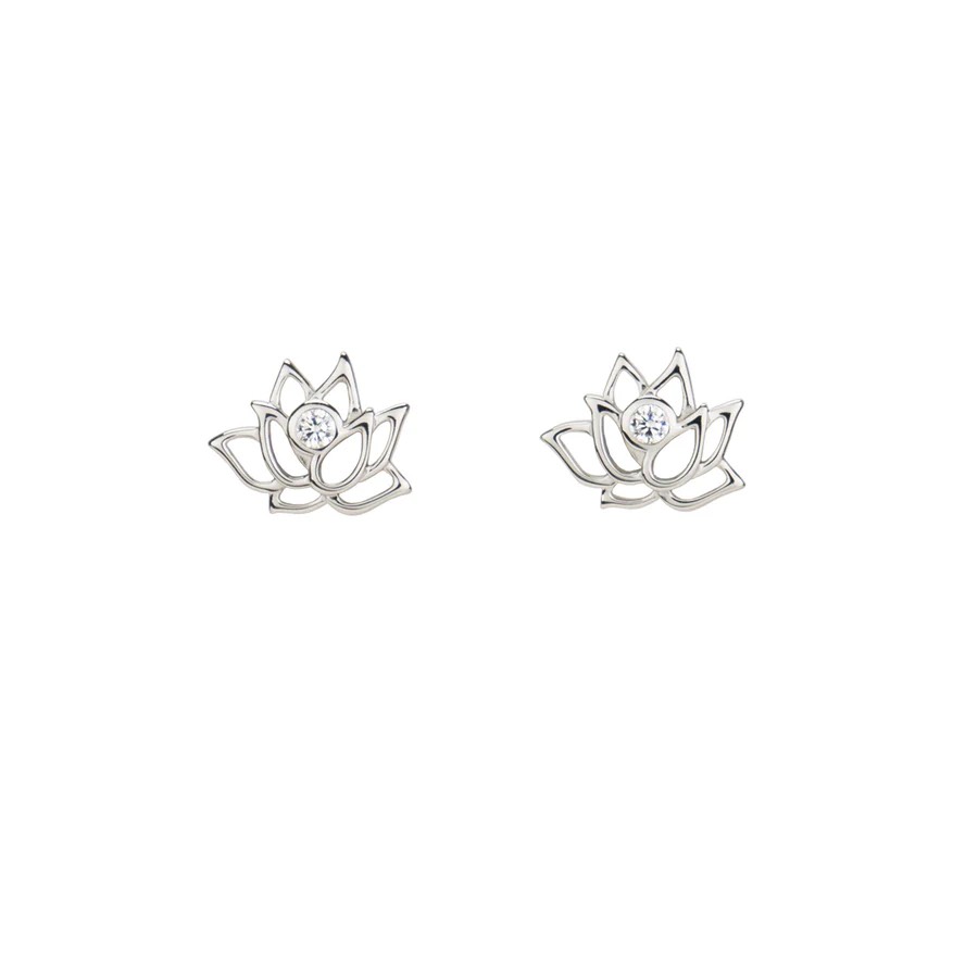 Khuyên tai -  Tiên Nữ Hoa Sen - màu Bạc (Lotus Fairies Earrrings - Silver)