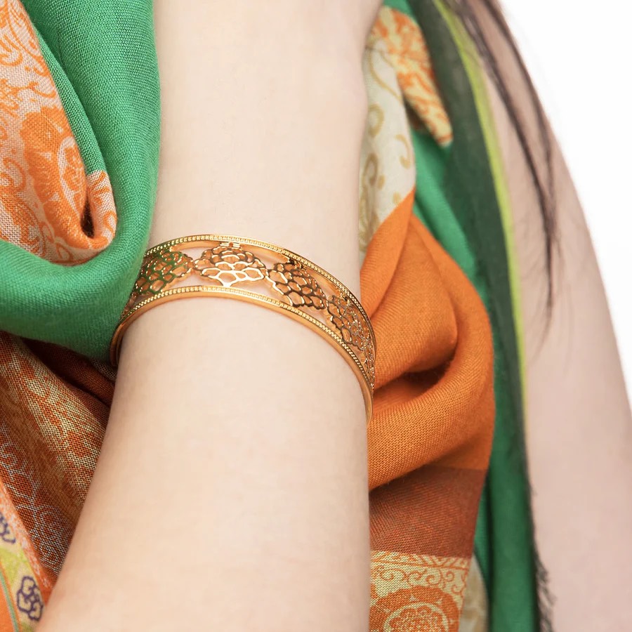 Vòng tay - Hoa mẫu đơn (Tang Flower)