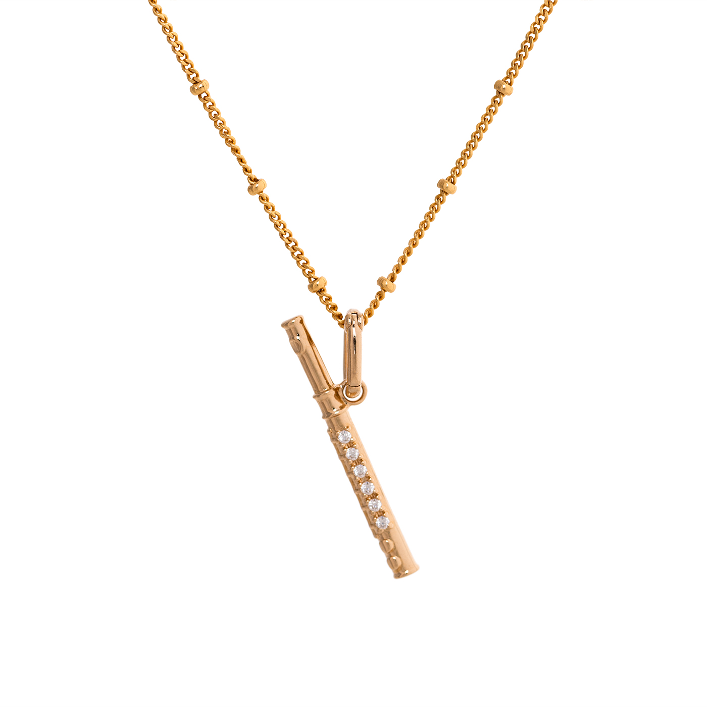 Phụ kiện trang sức (Charm trang trí) - Màu vàng (Flute)