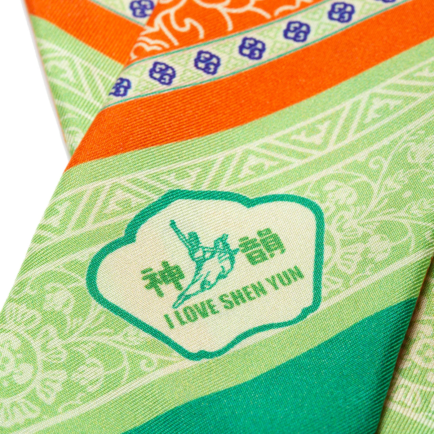 Khăn quàng Nét Thanh Nhã Nhà Đường - Cam (Tang Dynasty Grace)