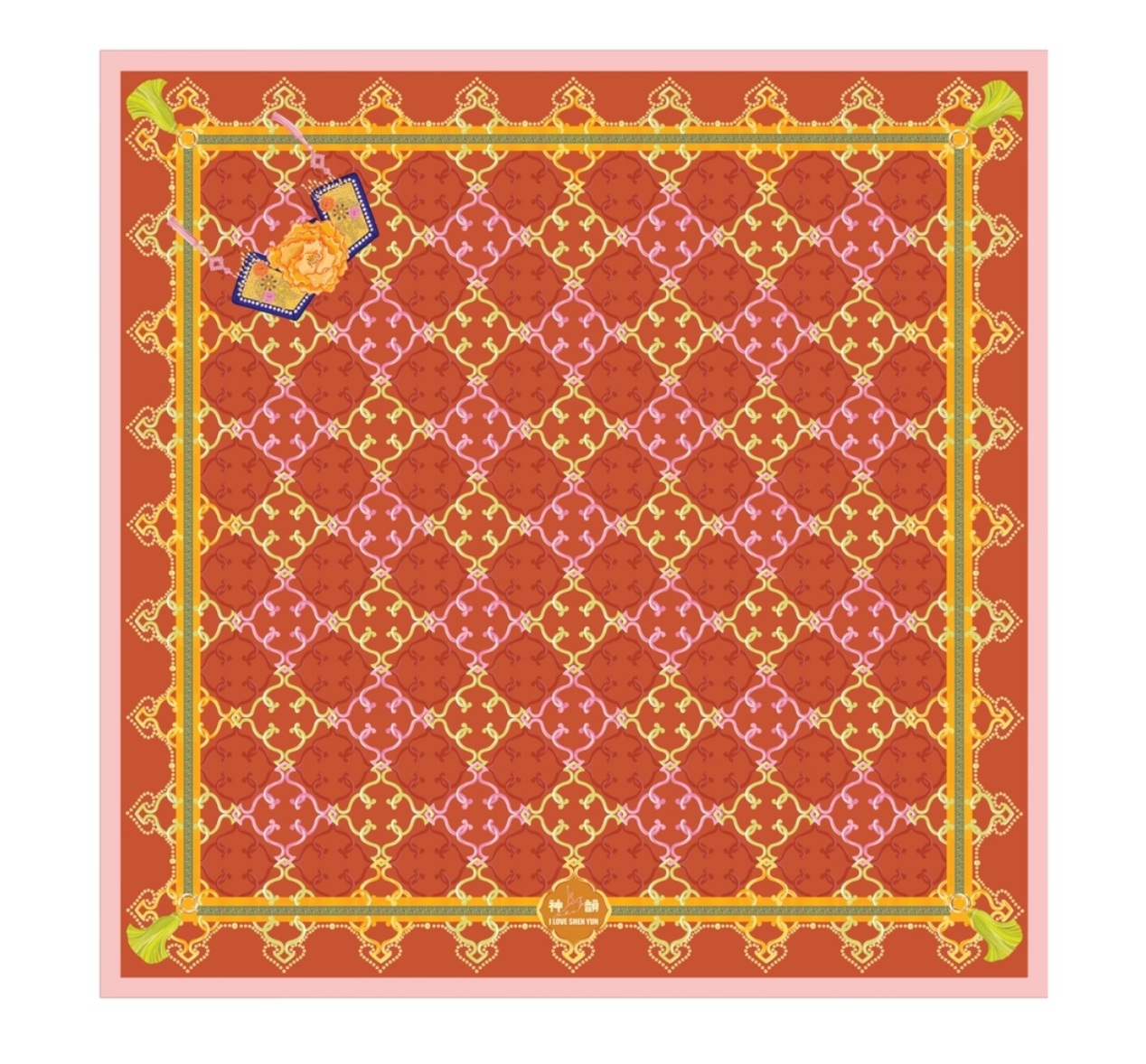 Khăn lụa Nét Tao Nhã Người Mãn Châu - Màu đồng (Manchurian Elegance)