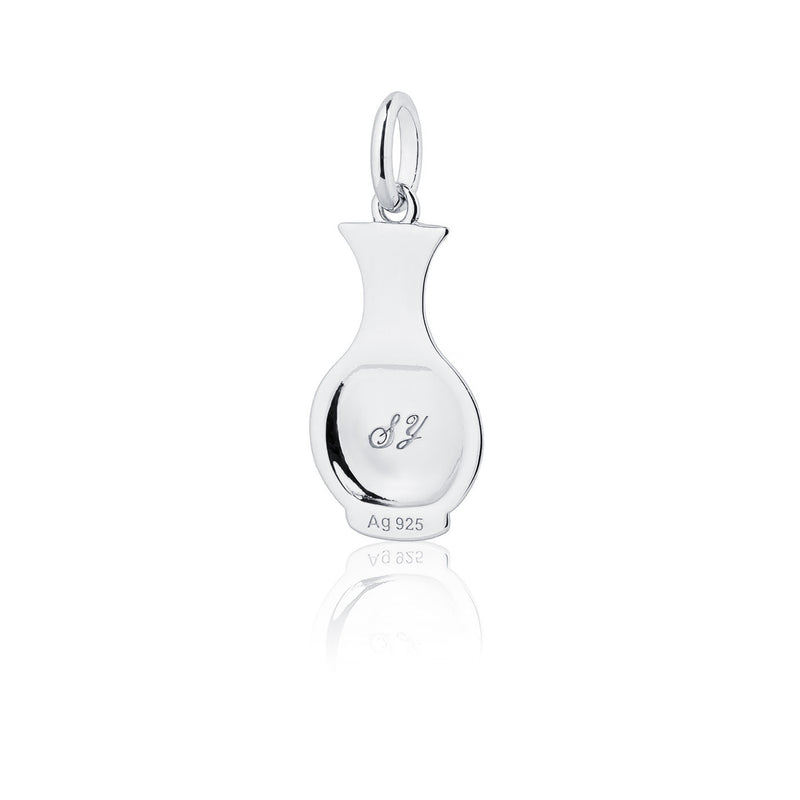 Phụ kiện trang sức (Charm trang trí) - (Porcelain Grace Silver)