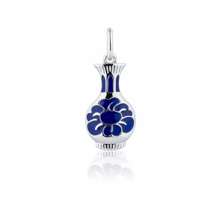 Phụ kiện trang sức (Charm trang trí) - (Porcelain Grace Silver)