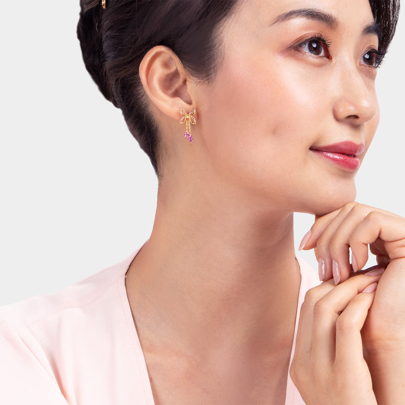 Khuyên tai (Blissful Knot Gold) - Vàng