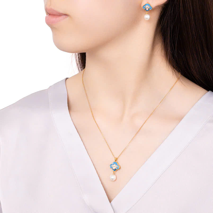 Dây chuyền Mây Thiên Thượng - Xanh