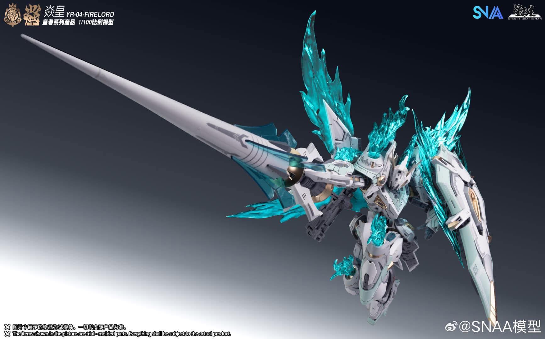 Mô Hình Lắp Ráp MG 1/100 YR-04 FIRE LORD (F.P.A.A) của SNAA (tặng