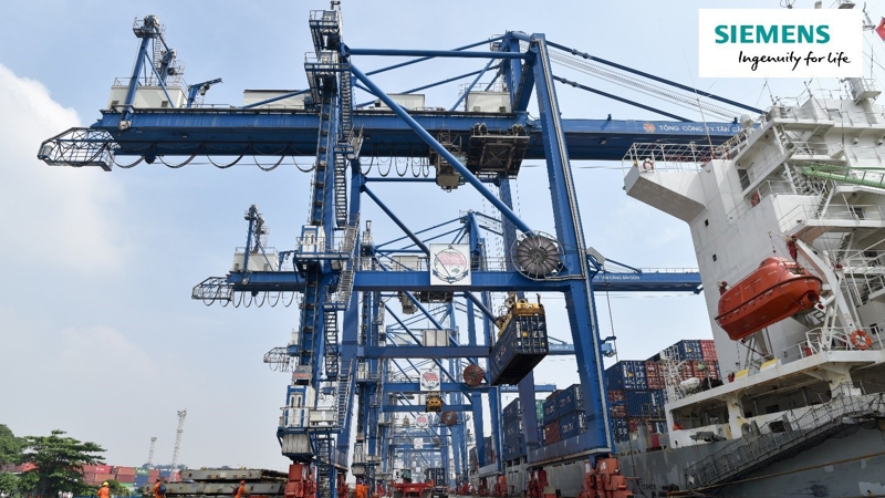 Siemens và Tân Cảng Sài Gòn hợp tác bền vững vì ngành cẩu trục Việt Nam