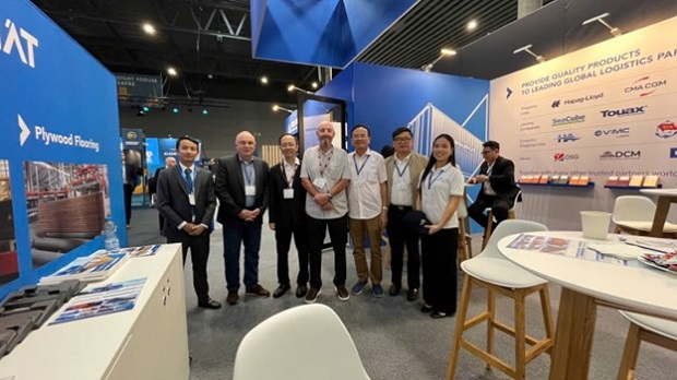 Container “Made in Vietnam” của Hòa Phát xuất hiện tại triển lãm vận tải lớn nhất thế giới
