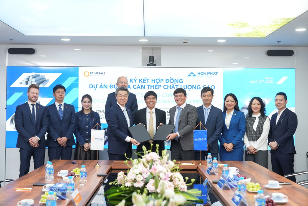 Hòa Phát đầu tư dây chuyền đúc và cán thép chất lượng cao của Tập đoàn Primetals