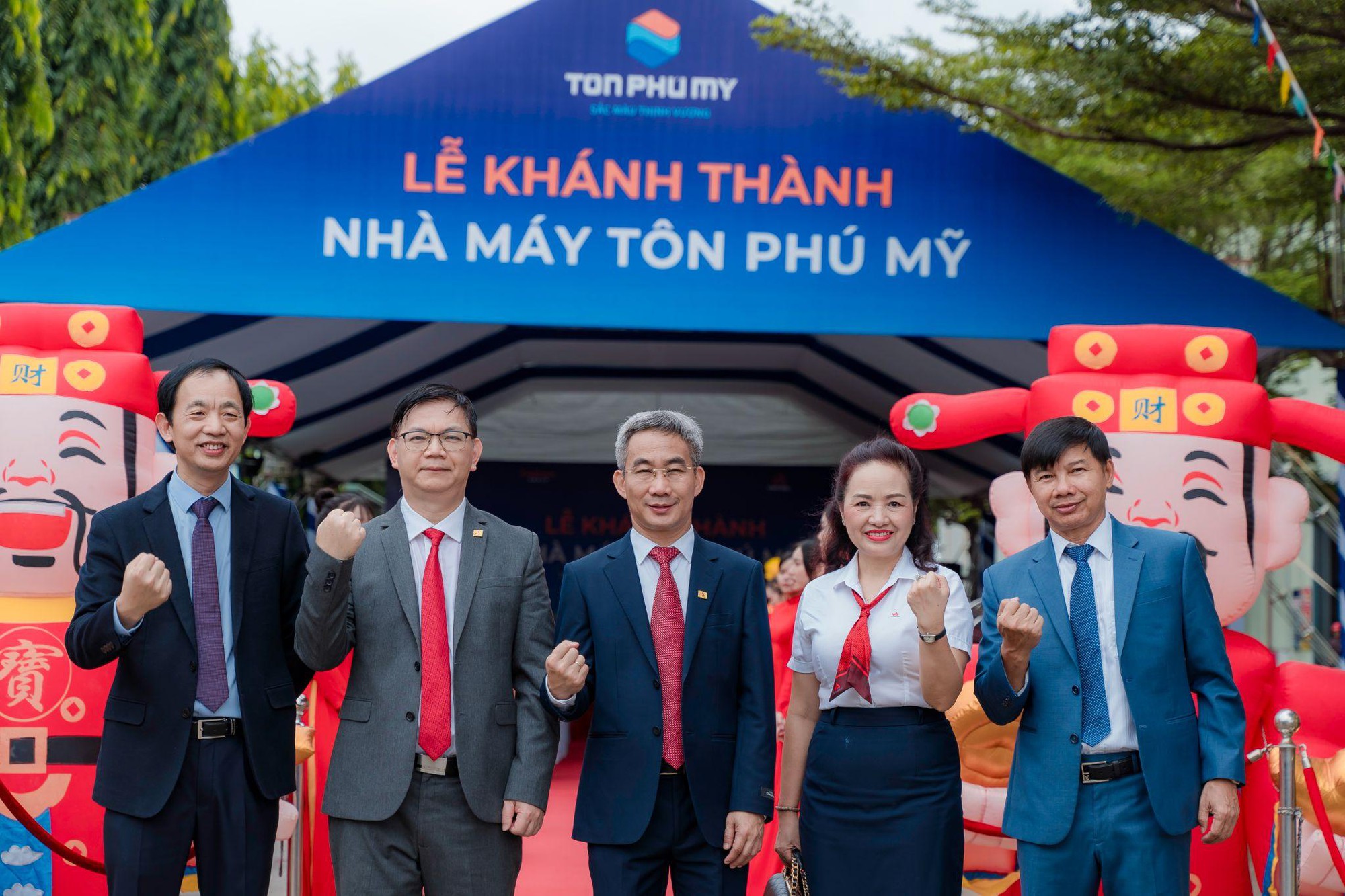 Nhà máy Tôn Phú Mỹ chính thức khánh thành và đi vào hoạt động