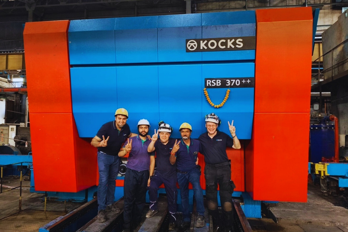 Thanh thép đầu tiên được cán và ký FAC cho RSB® 370++/4 tại Vardhman Special Steels