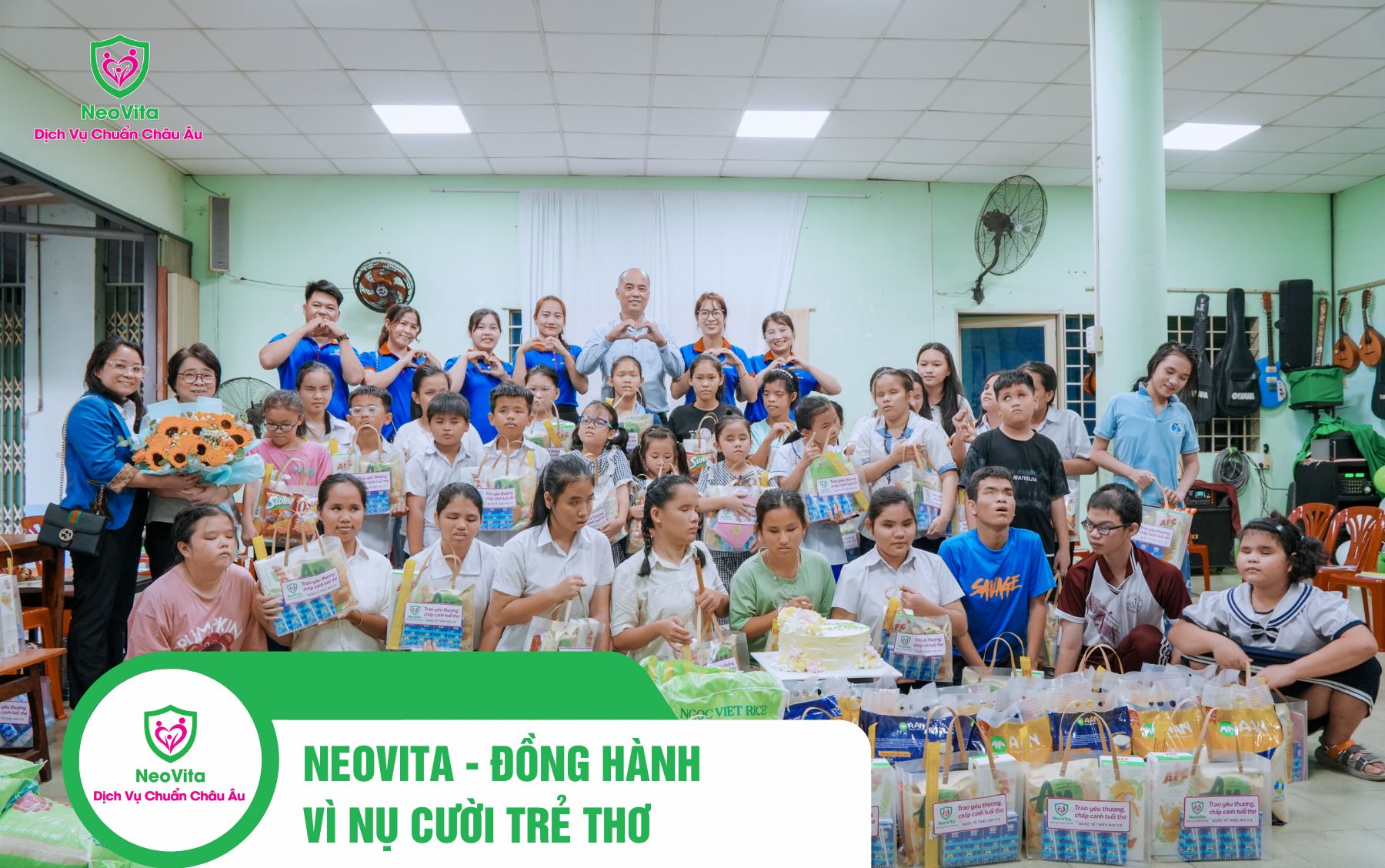 NeoVita - Đồng hành vì nụ cười trẻ thơ chạm đến trái tim cộng đồng