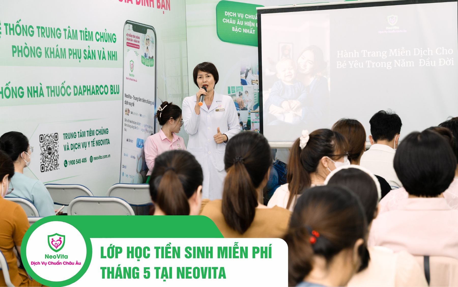 Lớp học tiền sinh miễn phí tháng 5 tại NeoVita – Hành trang yêu thương cho hành trình làm cha mẹ