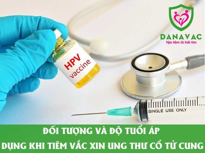Đối tượng và độ tuổi áp dụng khi tiêm vắc xin ung thư cổ tử cung
