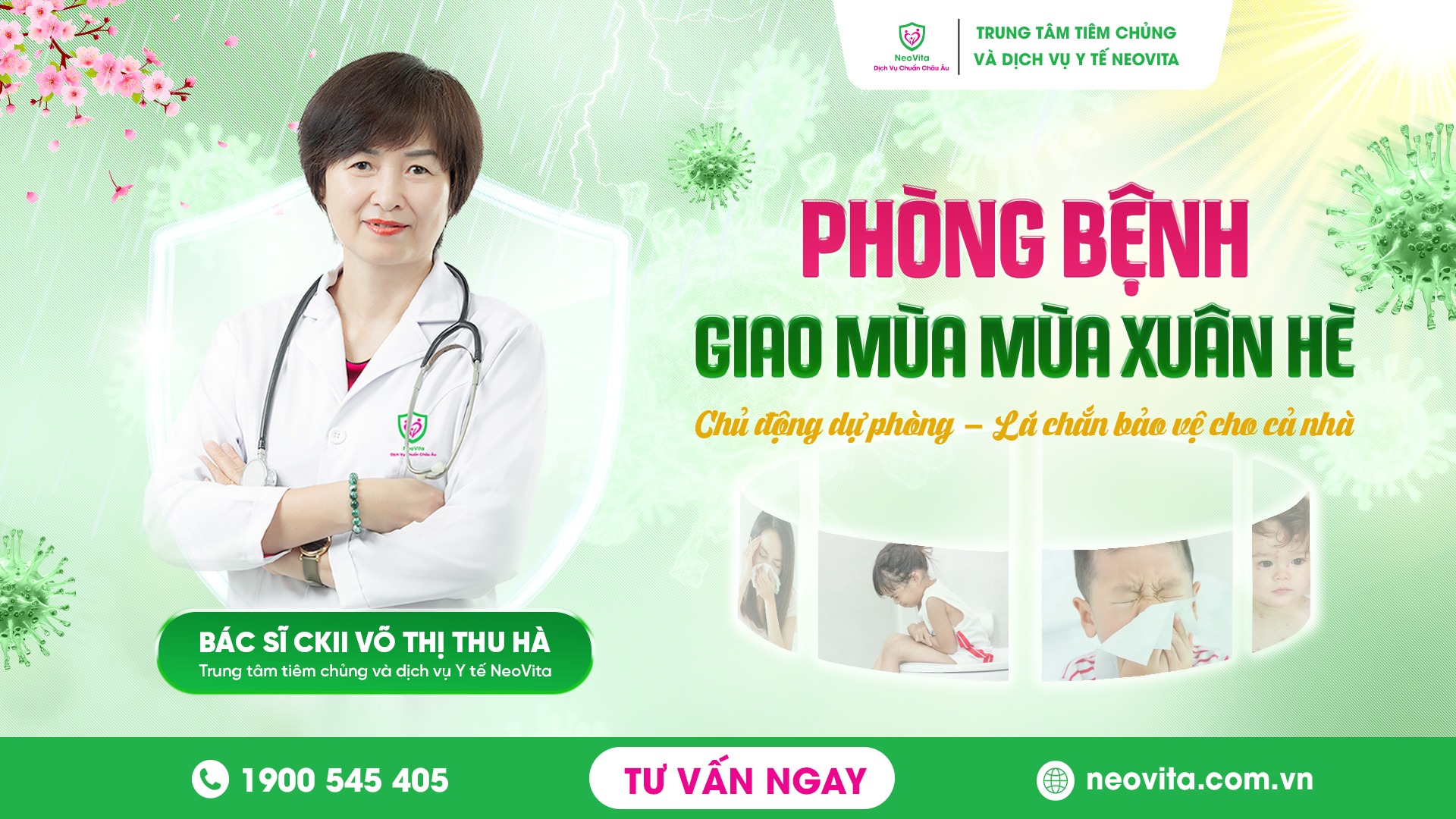 PHÒNG BỆNH MÙA XUÂN - HÈ 2026 VỚI TIÊM CHỦNG – LÁ CHẮN HIỆU QUẢ NHẤT