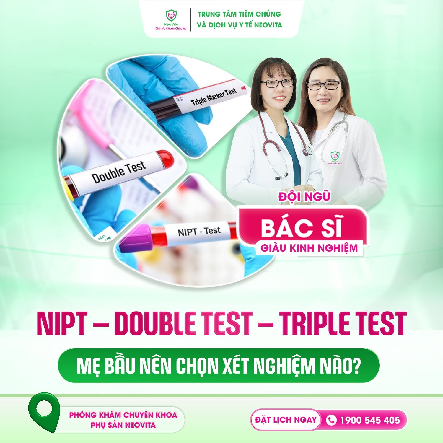 NIPT, Double Test và Triple Test: Mẹ bầu nên chọn xét nghiệm nào?