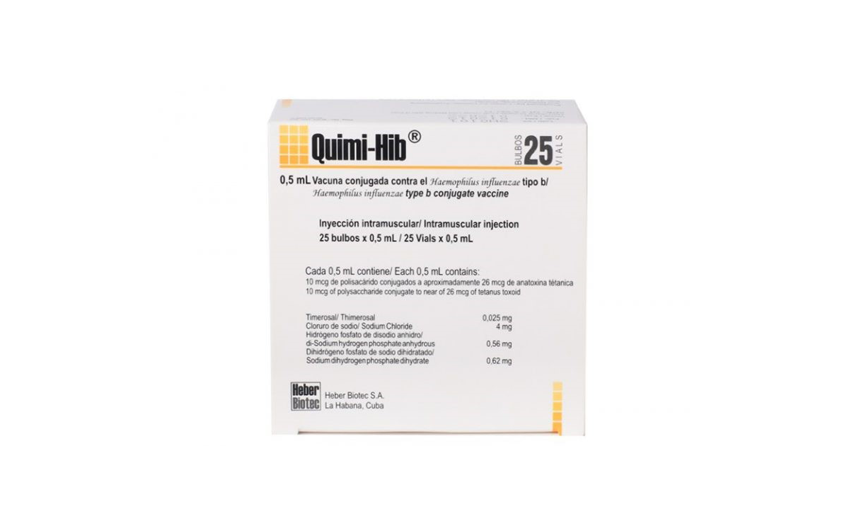 Vắc xin 3 Quimi Hib phòng ngừa Haemophilus Influenzae Typ B