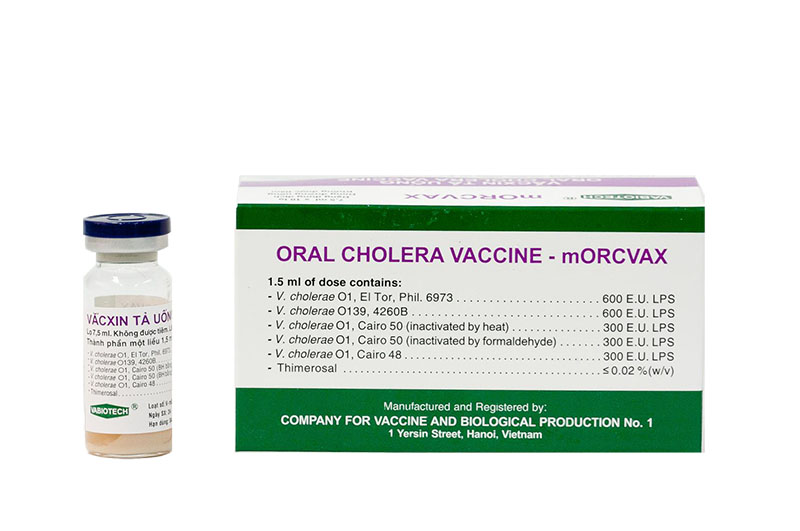 Vacxin tả mORCVAX (Việt Nam) và những thông tin chi tiết